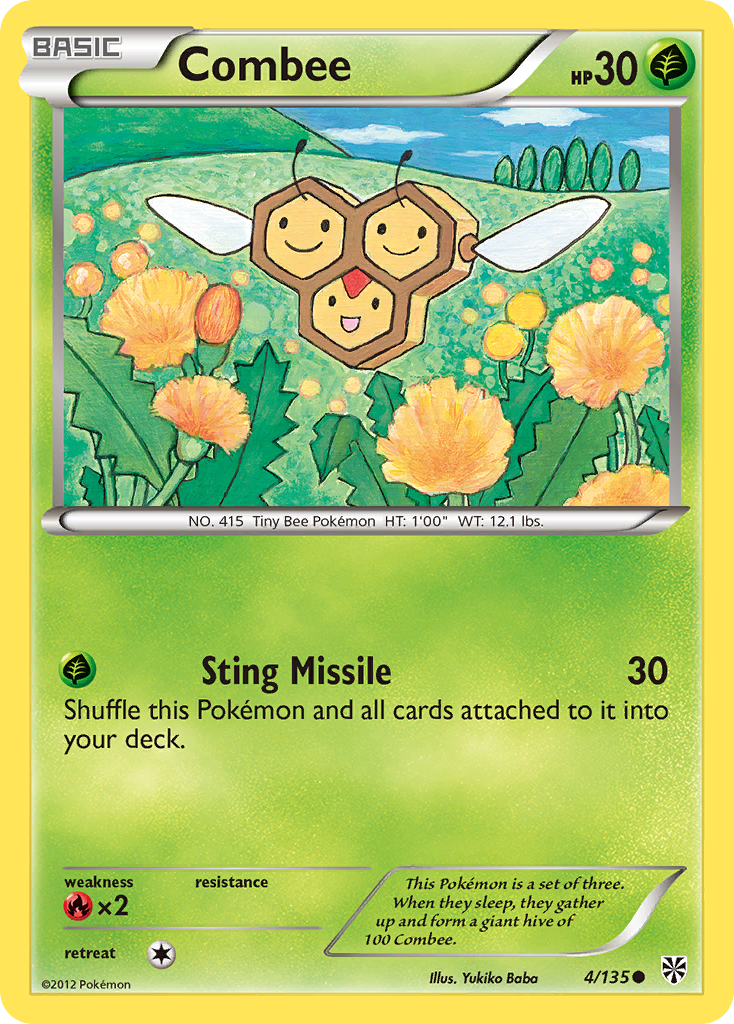 Combee (4/135) [Black & White: Plasma Storm] | Good Games Cannington