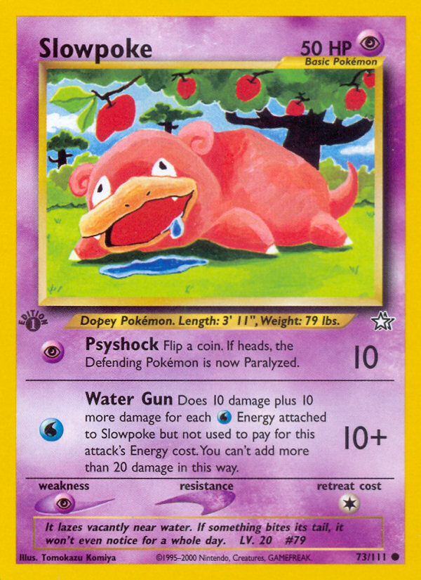 Slowpoke (73/111) [Neo Genesis 1st Edition] | Good Games Cannington