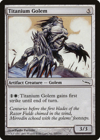 Titanium Golem [Mirrodin] | Good Games Cannington