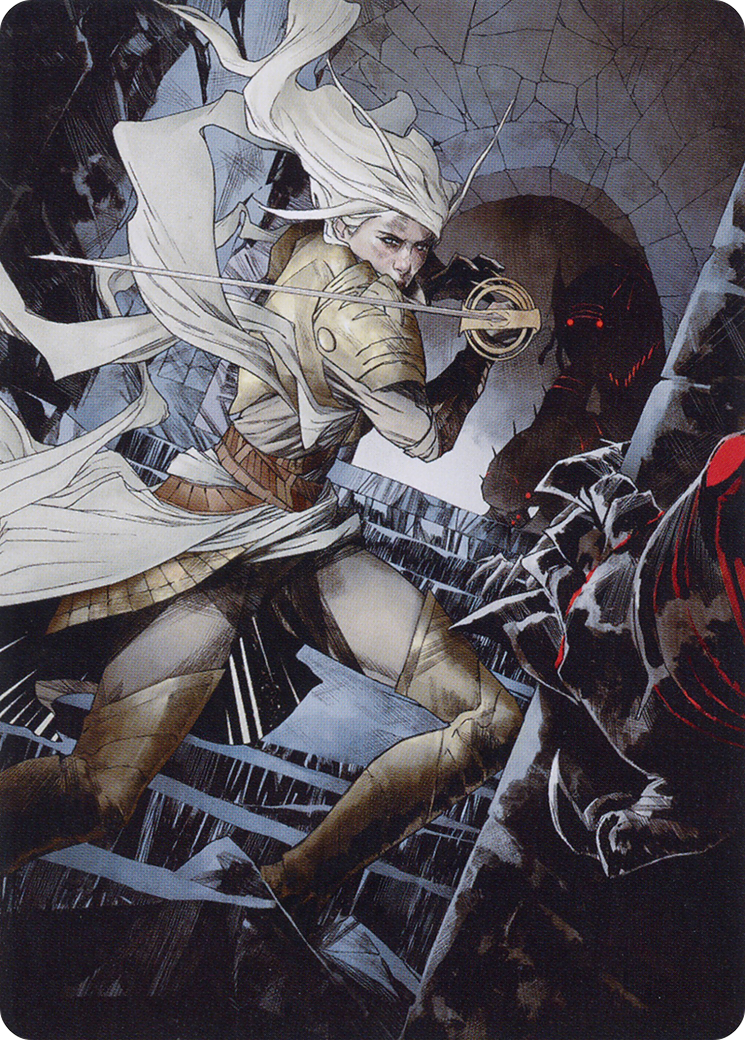 Thalia, Guardian of Thraben Art Card [March of the Machine Art Series] | Good Games Cannington