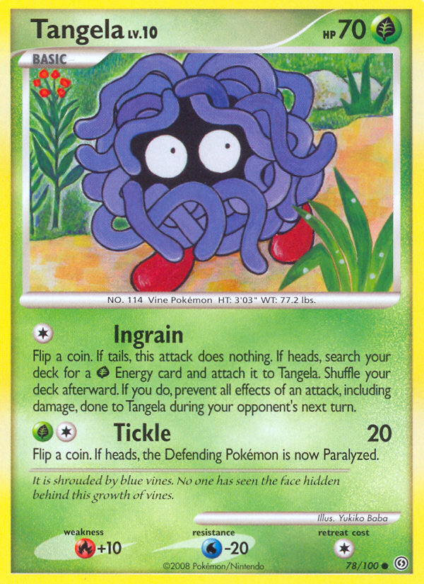 Tangela (78/100) [Diamond & Pearl: Stormfront] | Good Games Cannington
