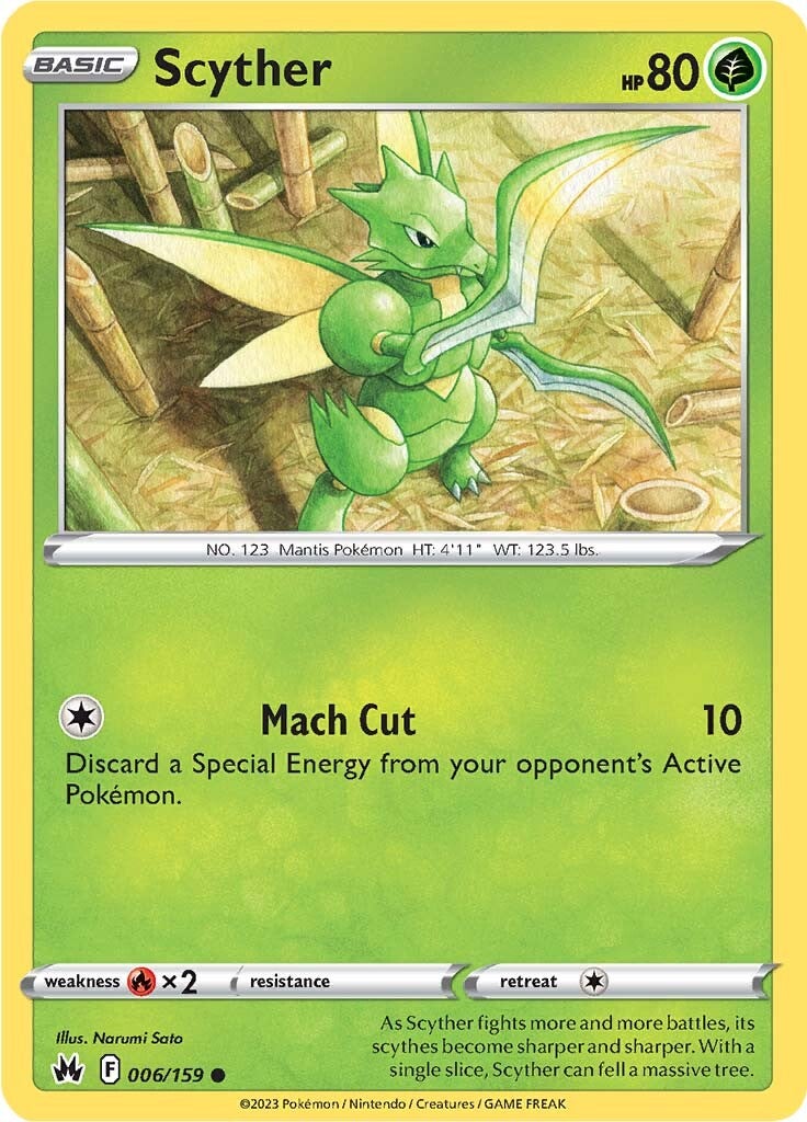 Scyther (006/159) [Sword & Shield: Crown Zenith] | Good Games Cannington