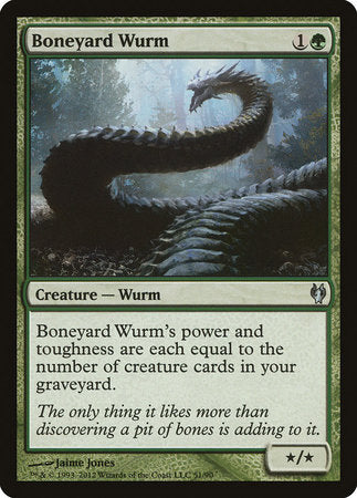 Boneyard Wurm [Duel Decks: Izzet vs. Golgari] | Good Games Cannington