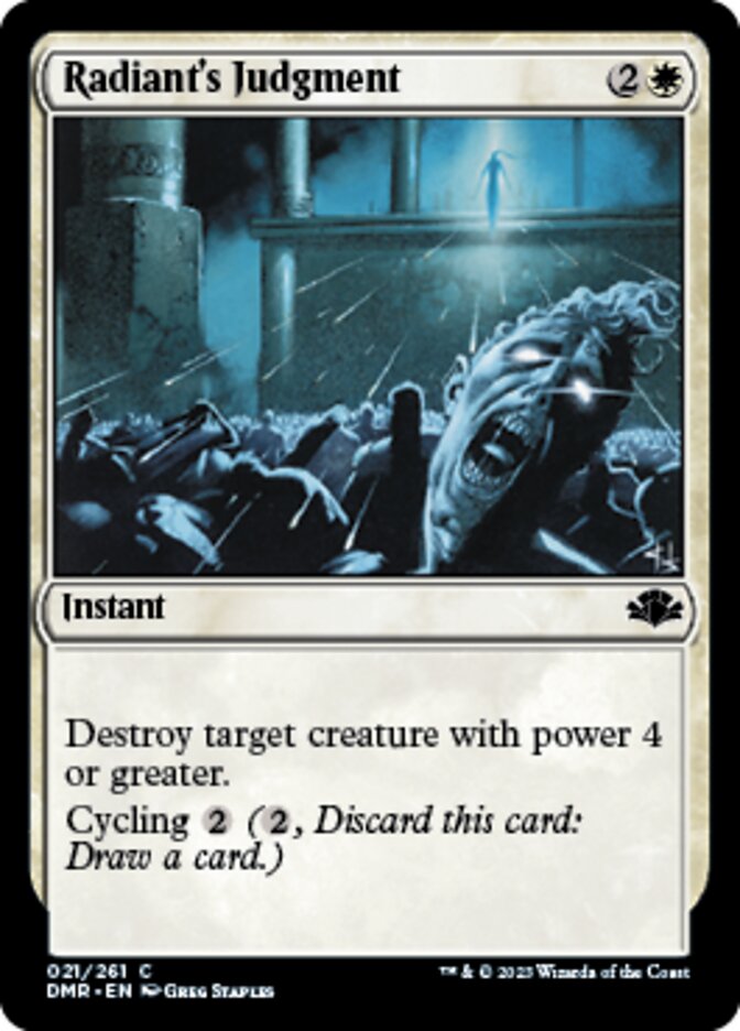 Radiant's Judgment [Dominaria Remastered] | Good Games Cannington