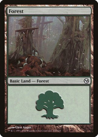 Forest (110) [Duels of the Planeswalkers] | Good Games Cannington