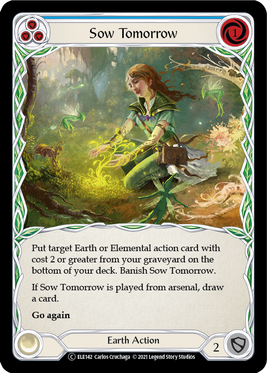 Sow Tomorrow (Blue) [U-ELE142] Unlimited Rainbow Foil | Good Games Cannington