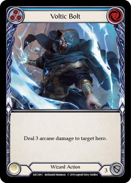Voltic Bolt (Blue) [ARC149-C] 1st Edition Normal | Good Games Cannington