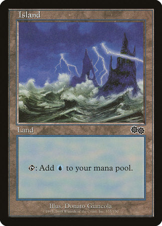 Island (335) [Urza's Saga] | Good Games Cannington