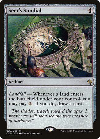 Seer's Sundial [Duel Decks: Zendikar vs. Eldrazi] | Good Games Cannington