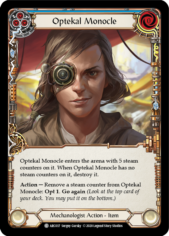 Optekal Monocle [U-ARC037] Unlimited Rainbow Foil | Good Games Cannington