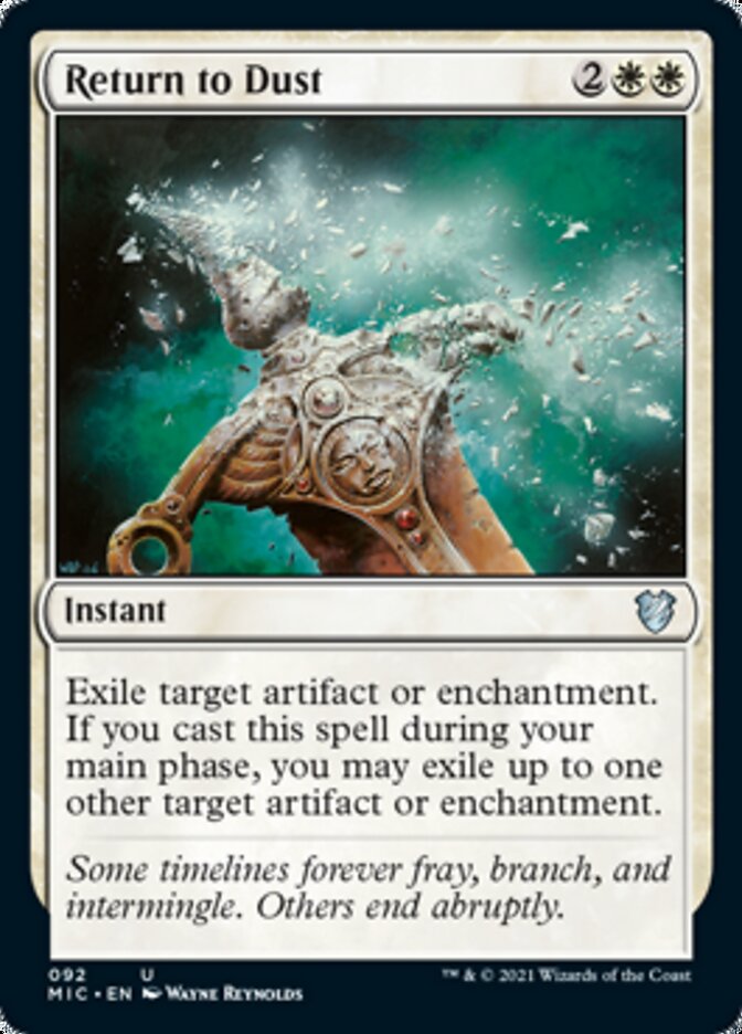Return to Dust [Innistrad: Midnight Hunt Commander] | Good Games Cannington