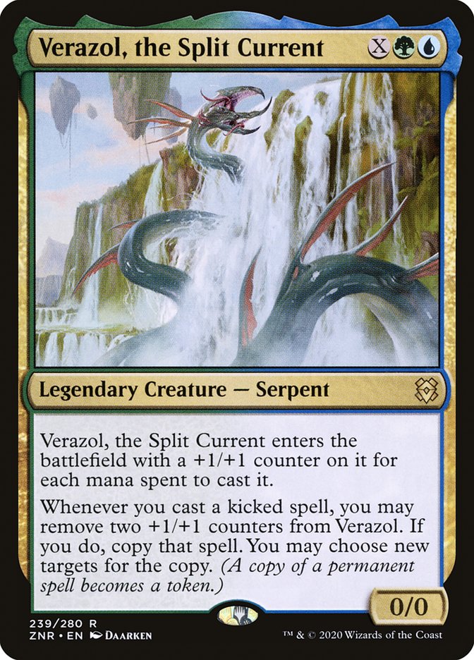 Verazol, the Split Current [Zendikar Rising] | Good Games Cannington