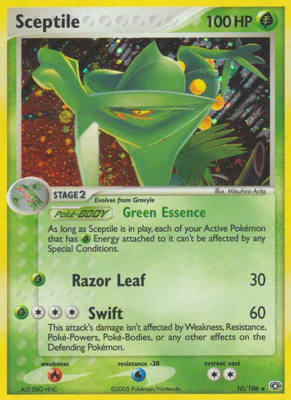 Sceptile (10/106) (Theme Deck Exclusive) [EX: Emerald] | Good Games Cannington
