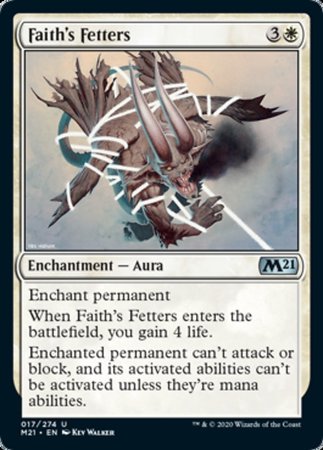 Faith's Fetters [Core Set 2021] | Good Games Cannington