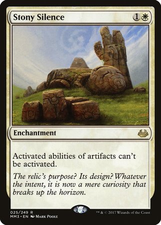 Stony Silence [Modern Masters 2017] | Good Games Cannington