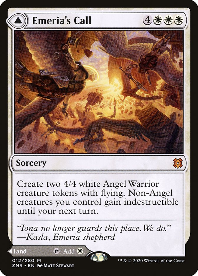 Emeria's Call // Emeria, Shattered Skyclave [Zendikar Rising] | Good Games Cannington
