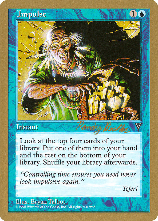 Impulse (Randy Buehler) [World Championship Decks 1998] | Good Games Cannington