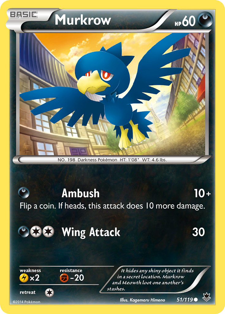 Murkrow (51/119) [XY: Phantom Forces] | Good Games Cannington