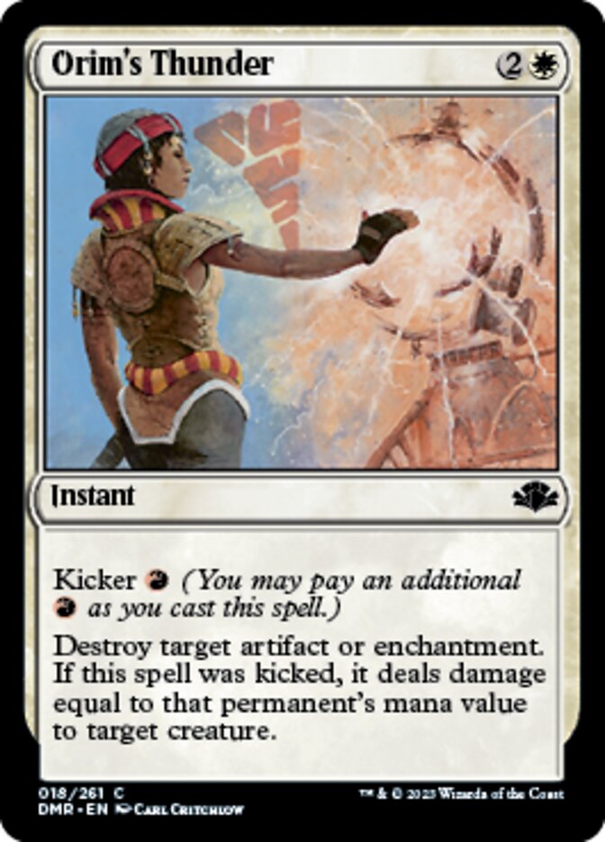 Orim's Thunder [Dominaria Remastered] | Good Games Cannington