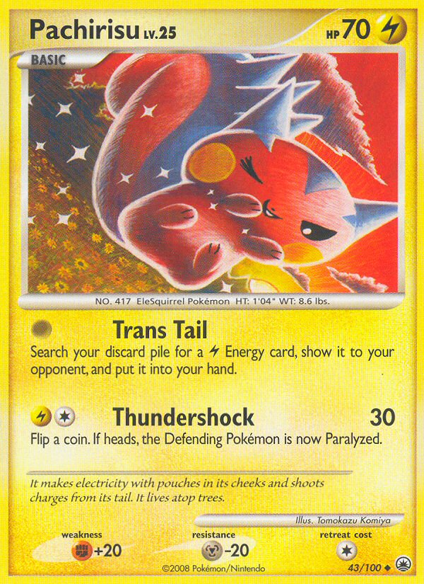 Pachirisu (43/100) [Diamond & Pearl: Majestic Dawn] | Good Games Cannington