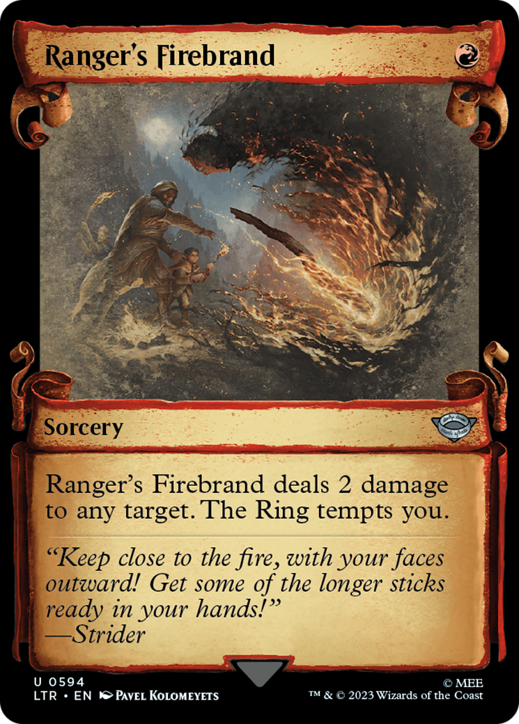 Ranger's Firebrand [The Lord of the Rings: Tales of Middle-Earth Showcase Scrolls] | Good Games Cannington