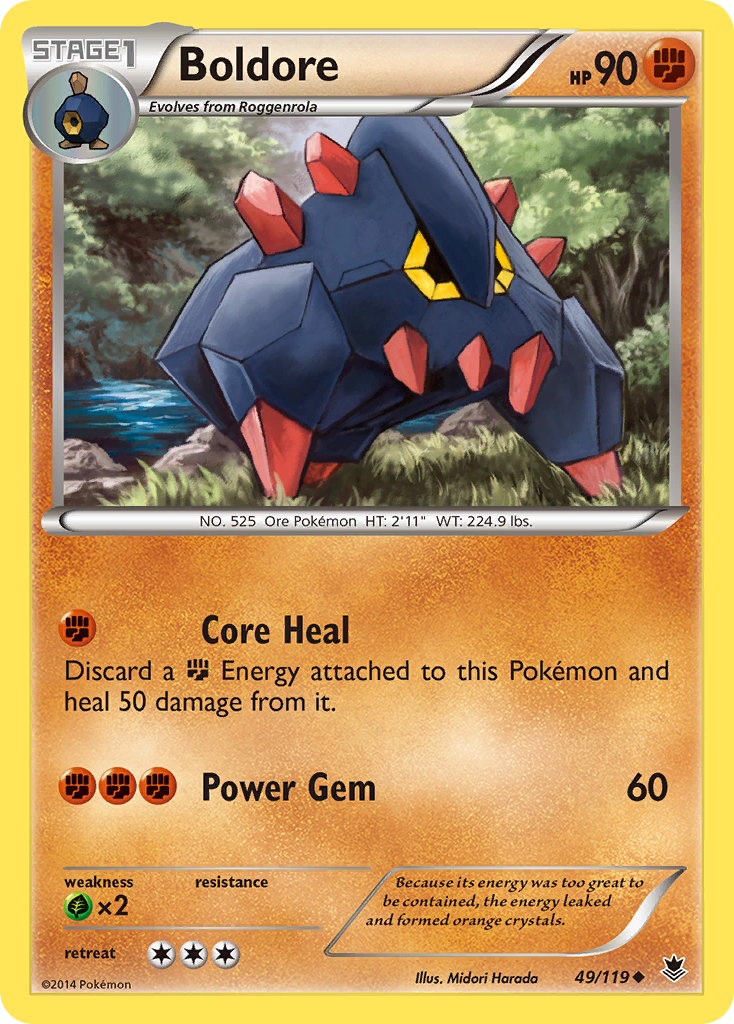 Boldore (49/119) [XY: Phantom Forces] | Good Games Cannington