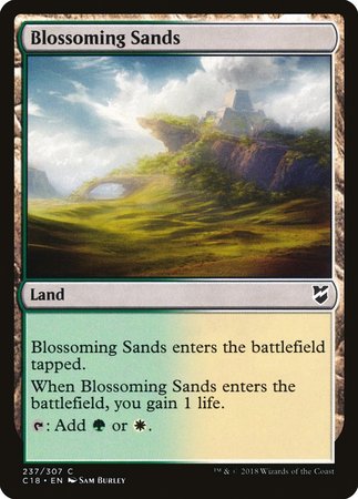 Blossoming Sands [Commander 2018] | Good Games Cannington