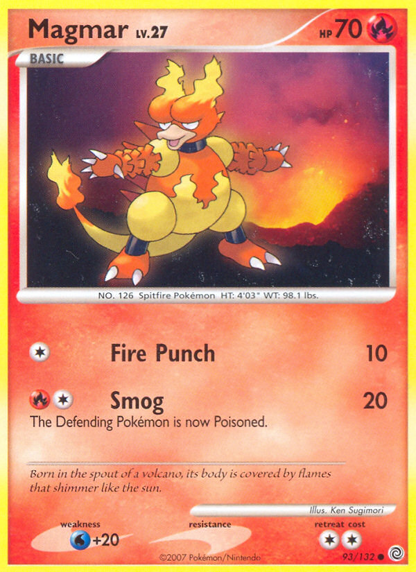 Magmar (93/132) [Diamond & Pearl: Secret Wonders] | Good Games Cannington