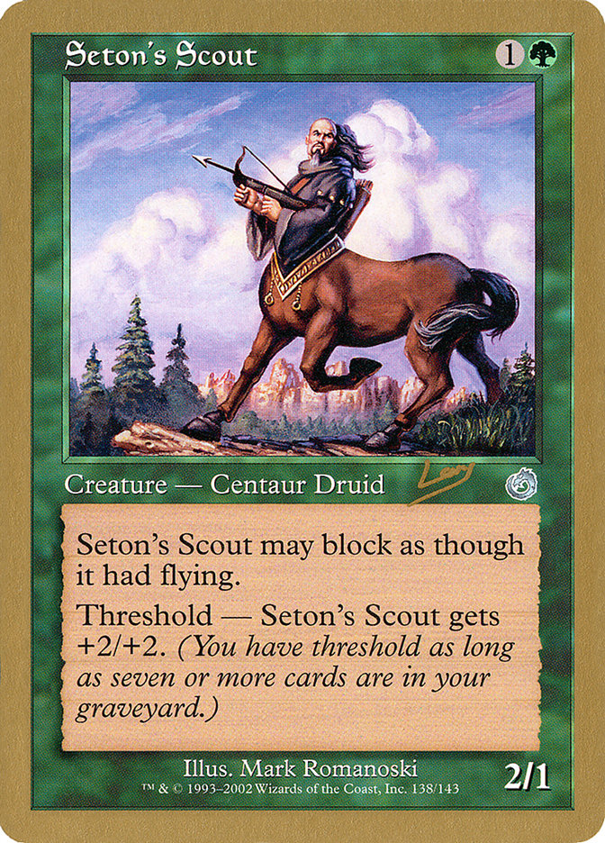 Seton's Scout (Raphael Levy) [World Championship Decks 2002] | Good Games Cannington