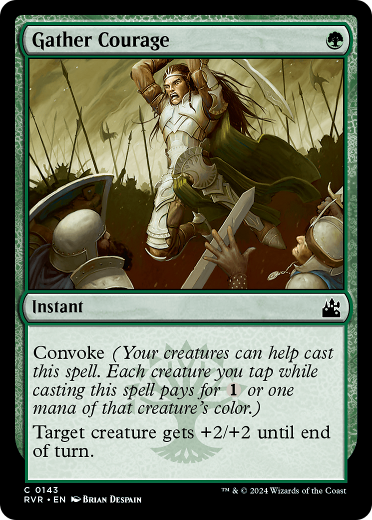 Gather Courage [Ravnica Remastered] | Good Games Cannington