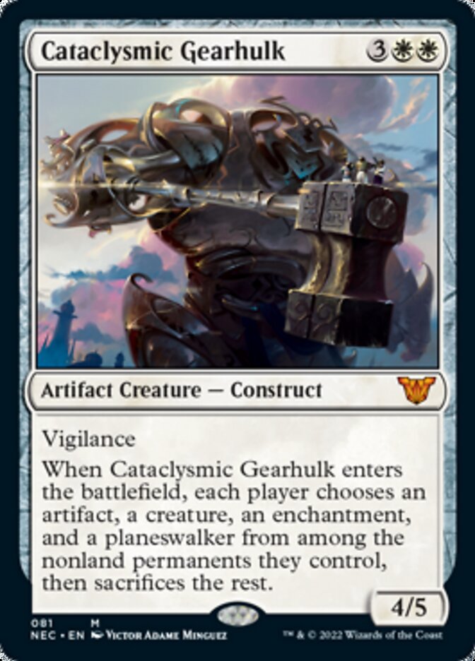 Cataclysmic Gearhulk [Kamigawa: Neon Dynasty Commander] | Good Games Cannington