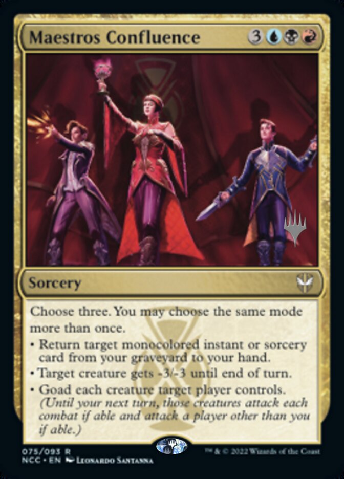 Maestros Confluence (Promo Pack) [Streets of New Capenna Commander Promos] | Good Games Cannington