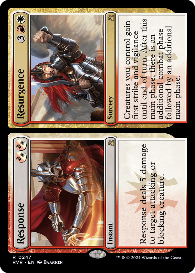 Response // Resurgence [Ravnica Remastered] | Good Games Cannington