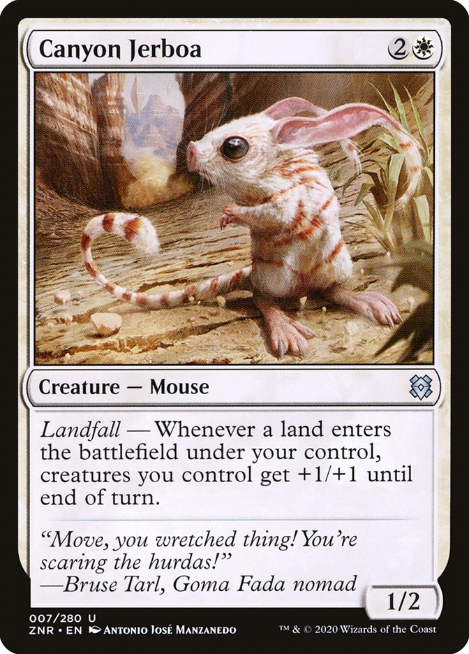 Canyon Jerboa [Zendikar Rising] | Good Games Cannington