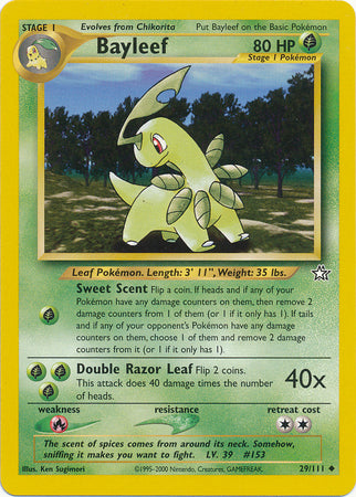 Bayleef (29/111) [Neo Genesis Unlimited] | Good Games Cannington