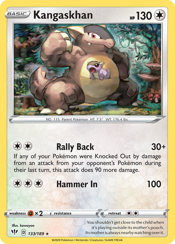 Kangaskhan (133/189) [Sword & Shield: Darkness Ablaze] | Good Games Cannington