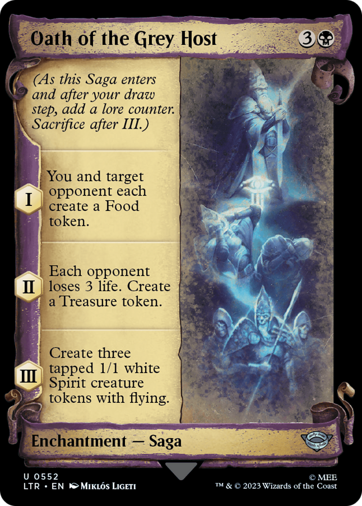 Oath of the Grey Host [The Lord of the Rings: Tales of Middle-Earth Showcase Scrolls] | Good Games Cannington
