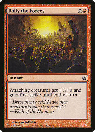 Rally the Forces [Mirrodin Besieged] | Good Games Cannington