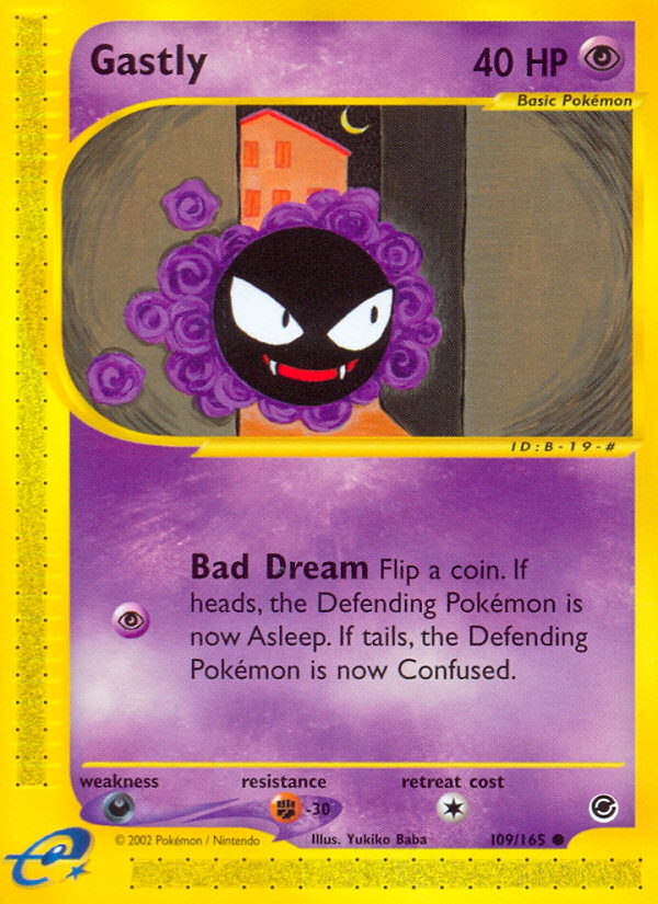 Gastly (109/165) [Expedition: Base Set] | Good Games Cannington