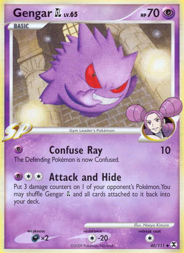 Gengar GL (40/111) [Platinum: Rising Rivals] | Good Games Cannington