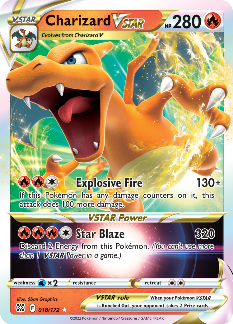 Charizard VSTAR (018/172) [Sword & Shield: Brilliant Stars] | Good Games Cannington