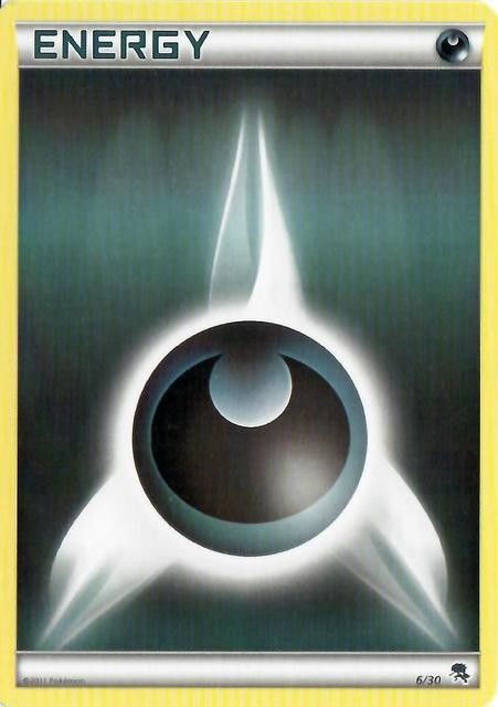 Darkness Energy (6/30) [Black & White: Trainer Kit - Zoroark] | Good Games Cannington