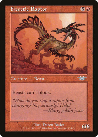 Frenetic Raptor [Legions] | Good Games Cannington