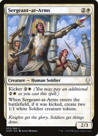 Sergeant-at-Arms [Dominaria] | Good Games Cannington