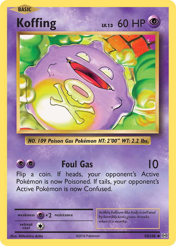 Koffing (50/108) [XY: Evolutions] | Good Games Cannington