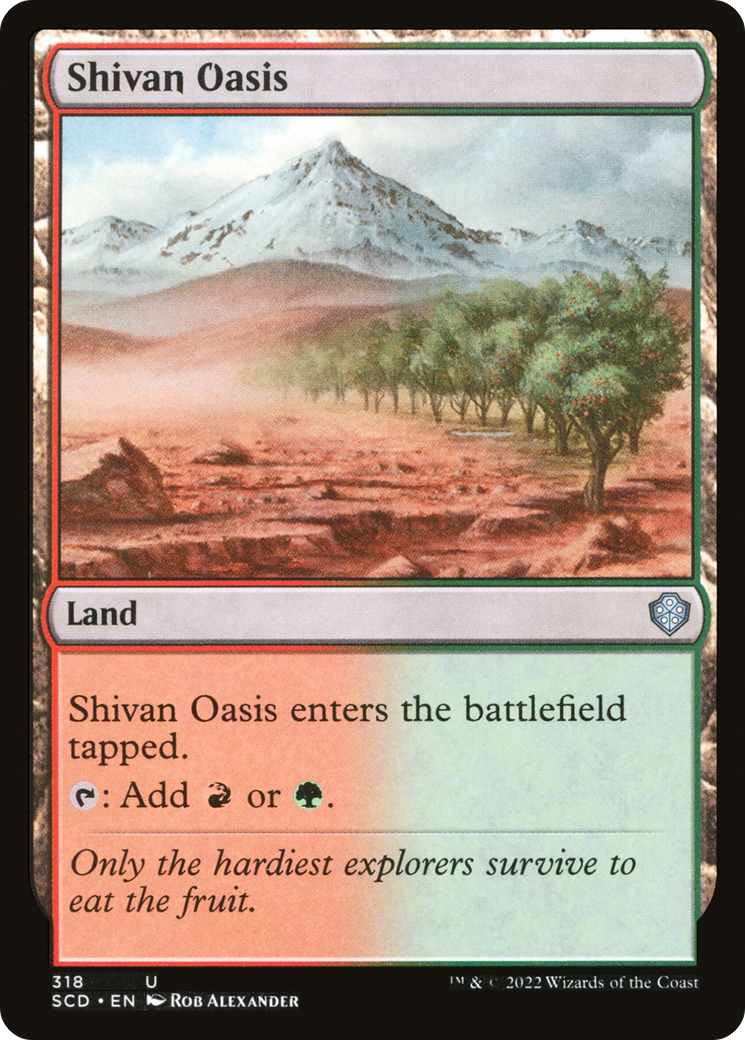 Shivan Oasis [Starter Commander Decks] | Good Games Cannington