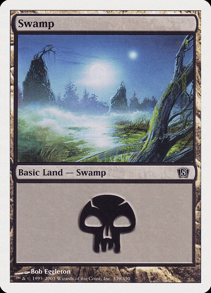 Swamp (339) [Eighth Edition] | Good Games Cannington
