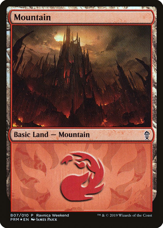 Mountain (B07) [Ravnica Allegiance Guild Kit] | Good Games Cannington