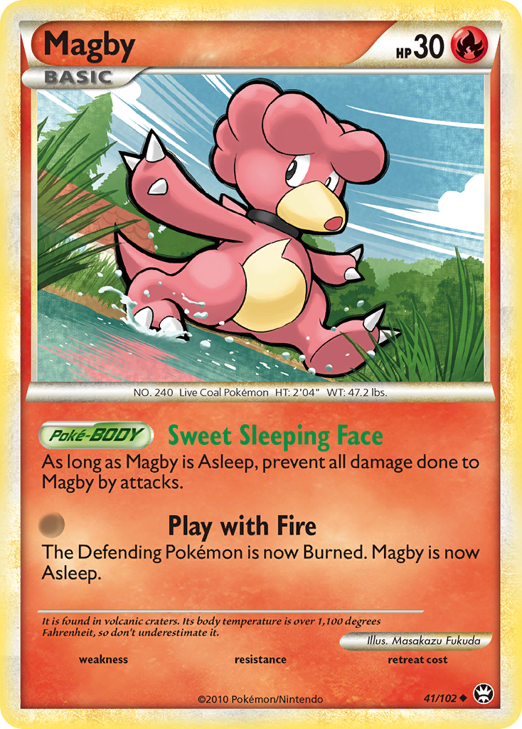 Magby (41/102) [HeartGold & SoulSilver: Triumphant] | Good Games Cannington