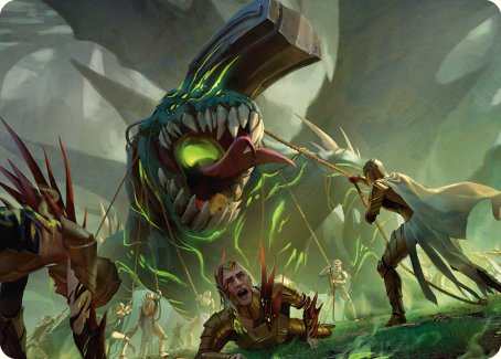 Noxious Assault Art Card [Phyrexia: All Will Be One Art Series] | Good Games Cannington